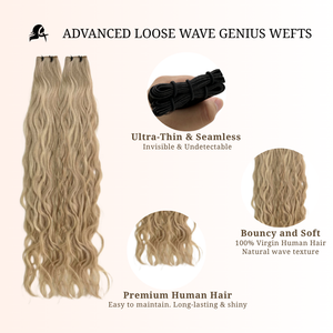 Genius Wefts Loose natural wave 60grams 18inches T18-P18/60A
