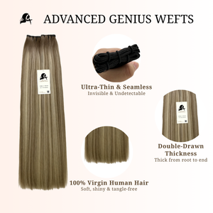 Genius Wefts 60grams 16inches T8N-P18/8N/60