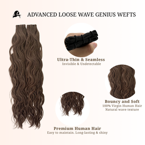 Genius Wefts Loose natural wave 60grams 22inches #8N