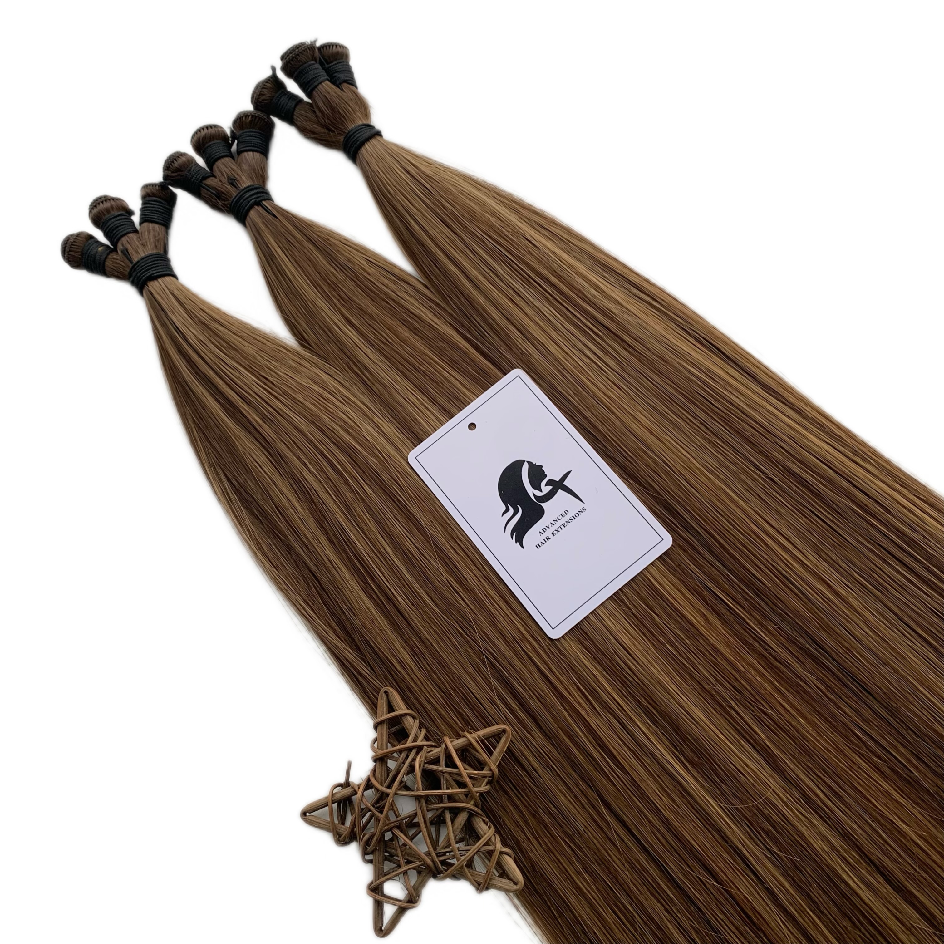 Handtied weft 60grams 22inches T2A-P2A/6 3wefts*11inches wide