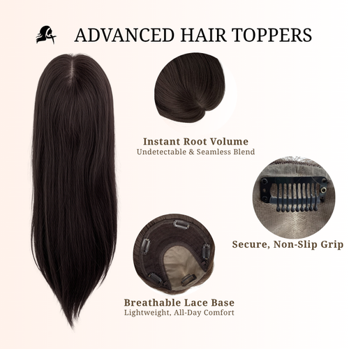 Topper 6*6 silk base 100grams 16inches #5