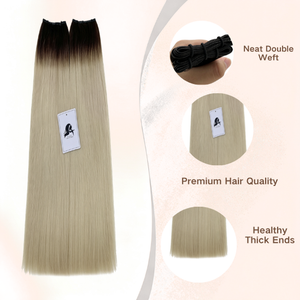 Genius Wefts 60grams 18inches T2-White