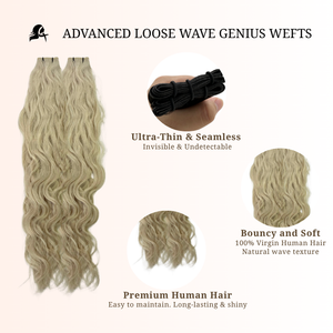 Genius Wefts Loose natural wave 60grams 22inches #60A