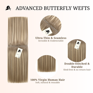Butterfly weft 120grams 16inches T8N-P18/8N/60