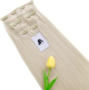 Invisible Clip in 100grams 22inches #White
