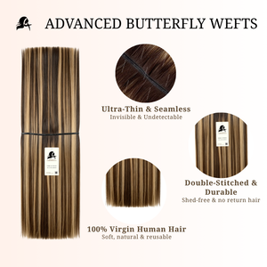 Butterfly weft 120grams 16inches T3-P4/16